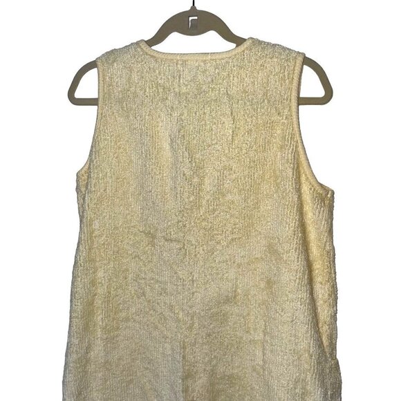 Crowntuft Womens Chenille Robe Size Medium M Vintage Cotton Blend Made In USA - Picture 6 of 10